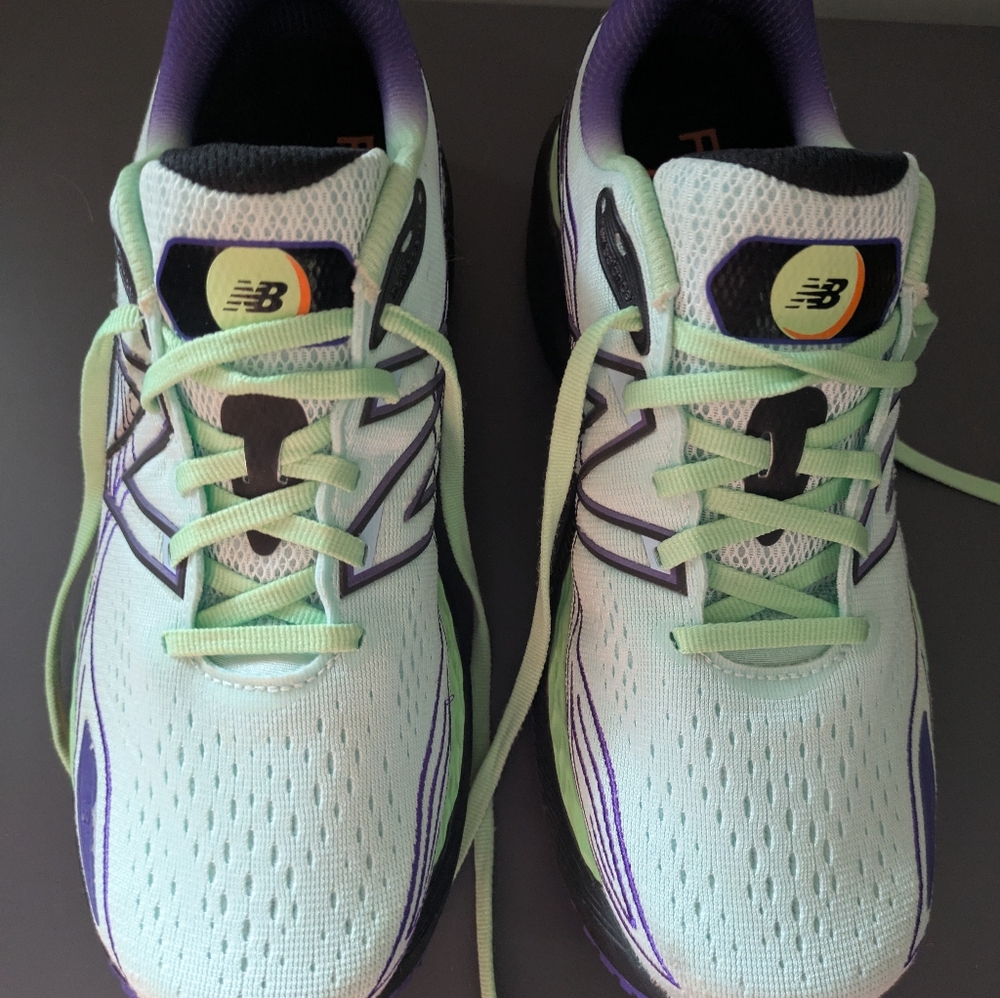 New Balance Fresh Foam X 860v12 Green Purple Running Shoes Women’s 10.5 W860J12 - Picture 5 of 10
